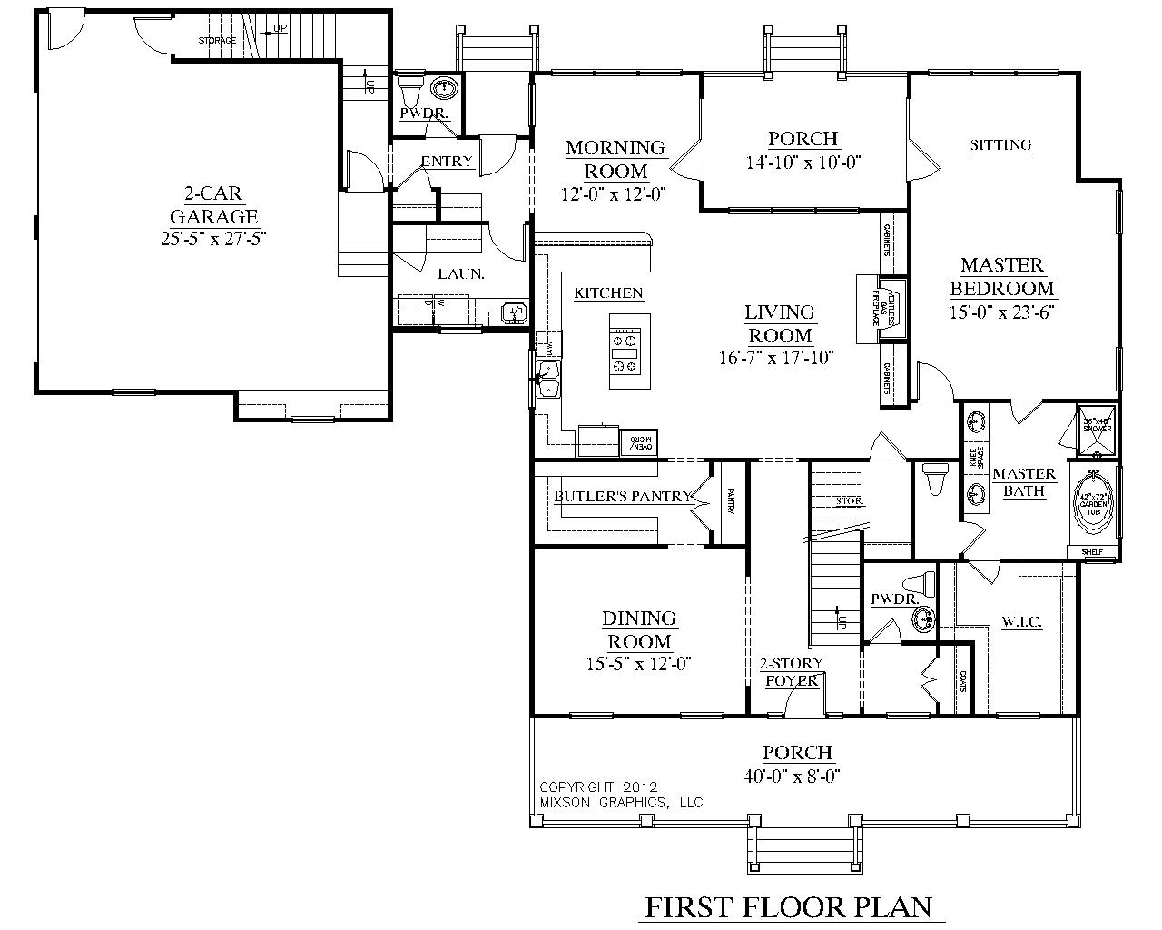 Example Floor Plan 1st Floor